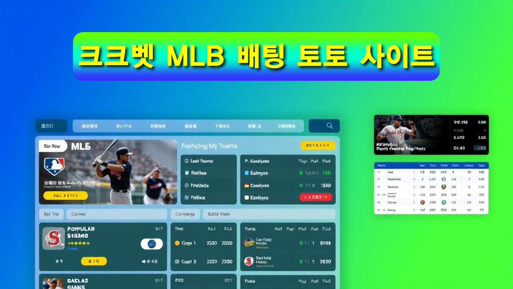 크크벳 MLB 배팅 토토 사이트